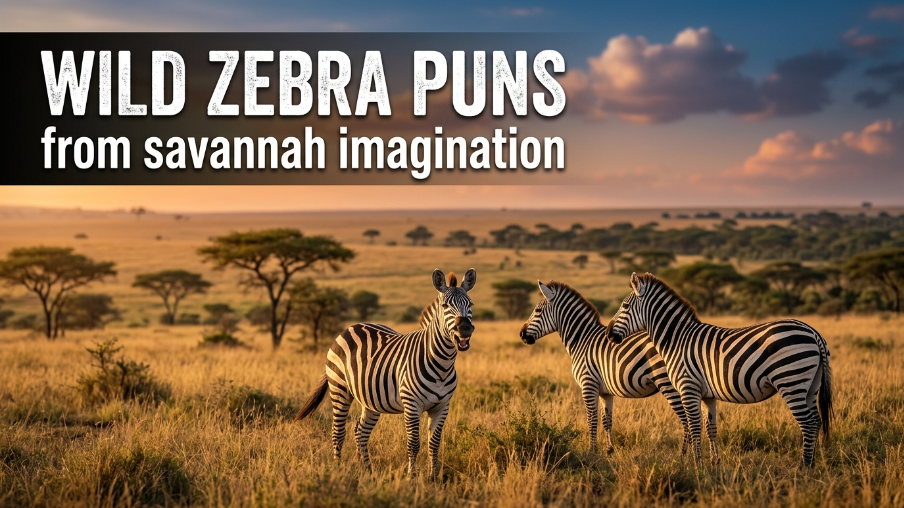 Wild zebra puns from savannah imagination