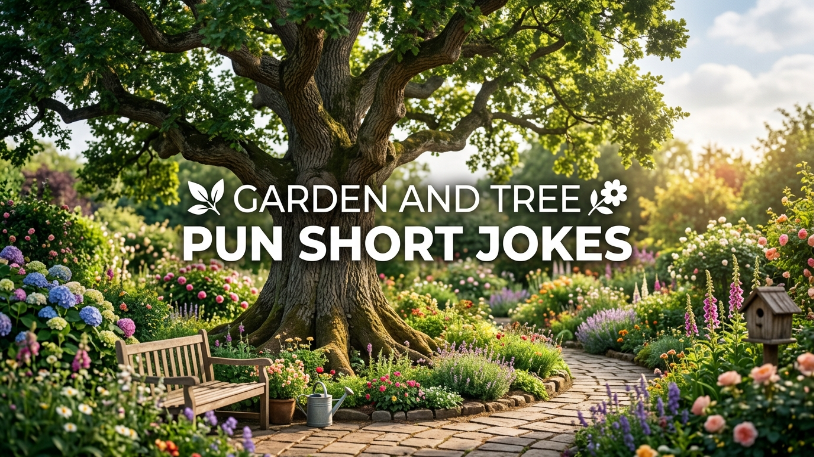 Garden and tree pun short jokes