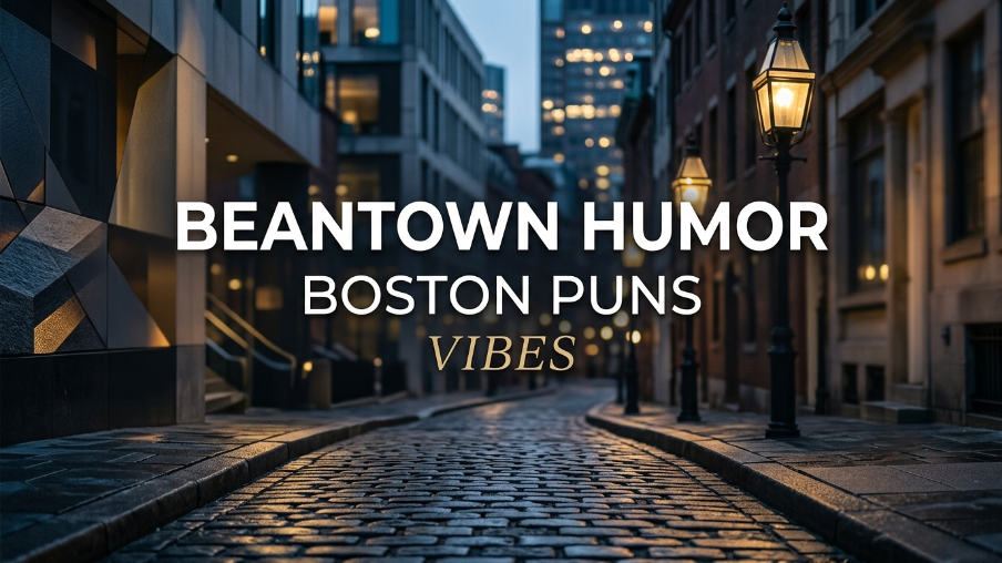 Beantown humor boston puns vibes