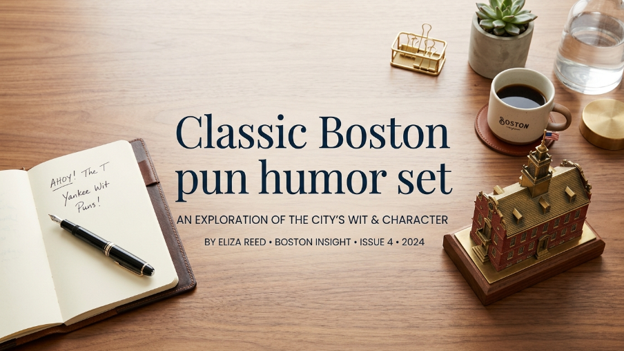 Classic Boston pun humor set