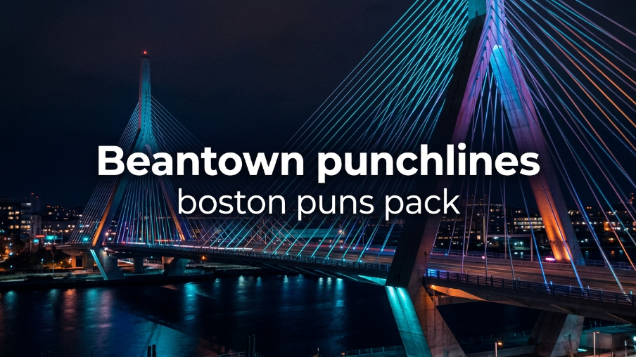 Beantown punchlines boston puns pack