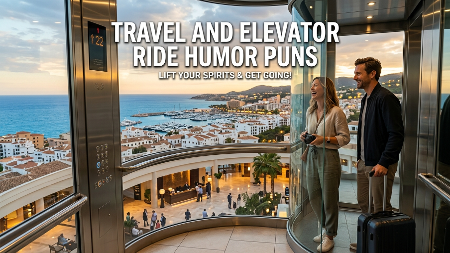 Travel and Elevator Ride Humor Puns