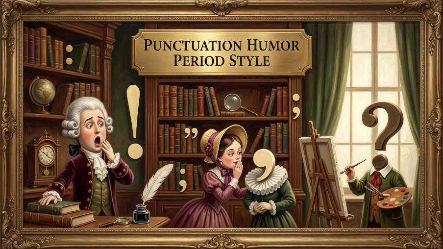 punctuation humor period style