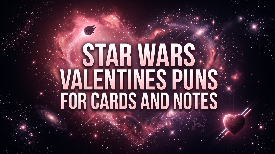Star Wars Valentines puns for cards and notes