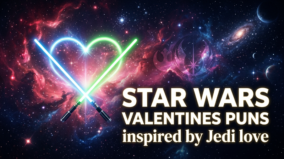 Star Wars Valentines puns inspired by Jedi love