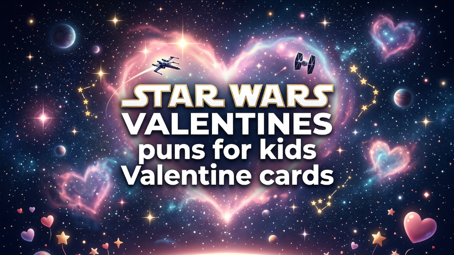 Star Wars Valentines puns for kids Valentine cards