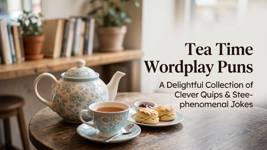 Tea Time Wordplay Puns