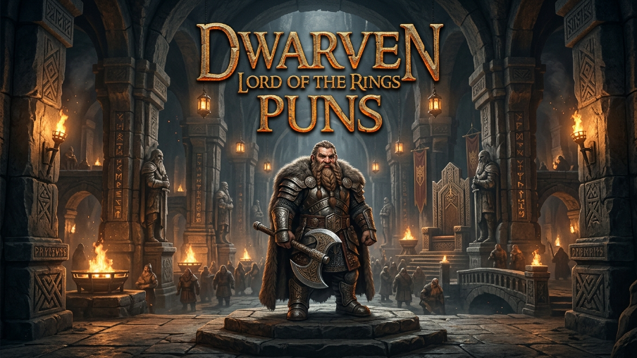 dwarven lord of the rings puns