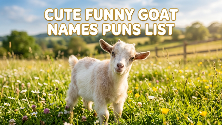 Funny goat names puns