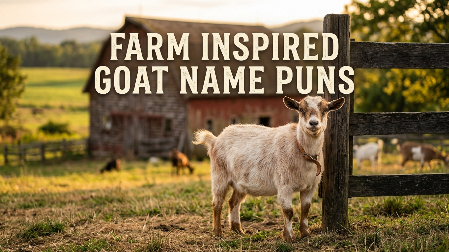 farm inspired goat name puns