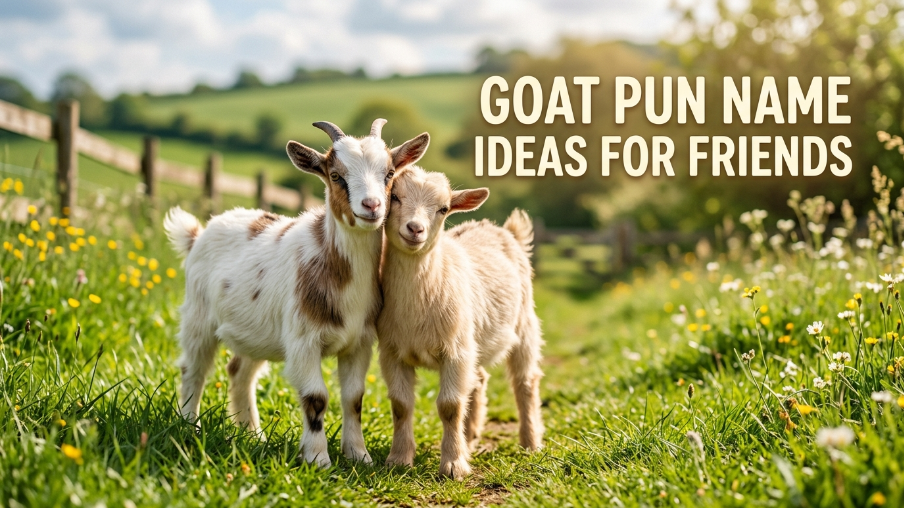 goat pun name ideas for friends