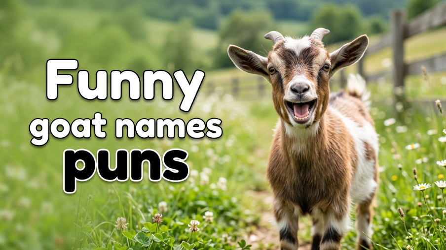 Funny goat names puns