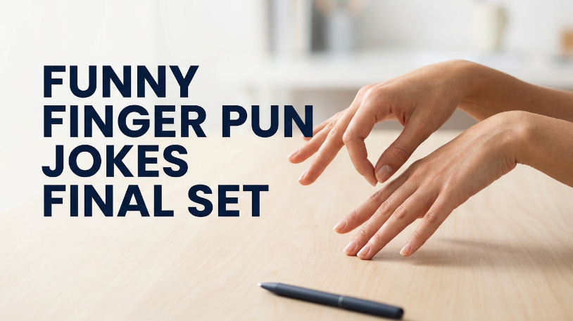 Funny finger pun jokes final set