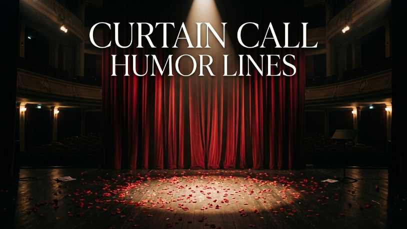Curtain Call Humor Lines