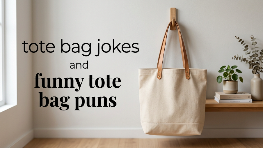 tote bag jokes and funny tote bag puns