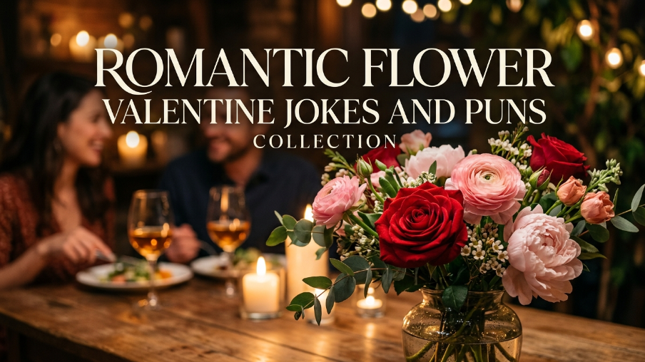 Romantic Flower Valentine Jokes and Puns Collection
