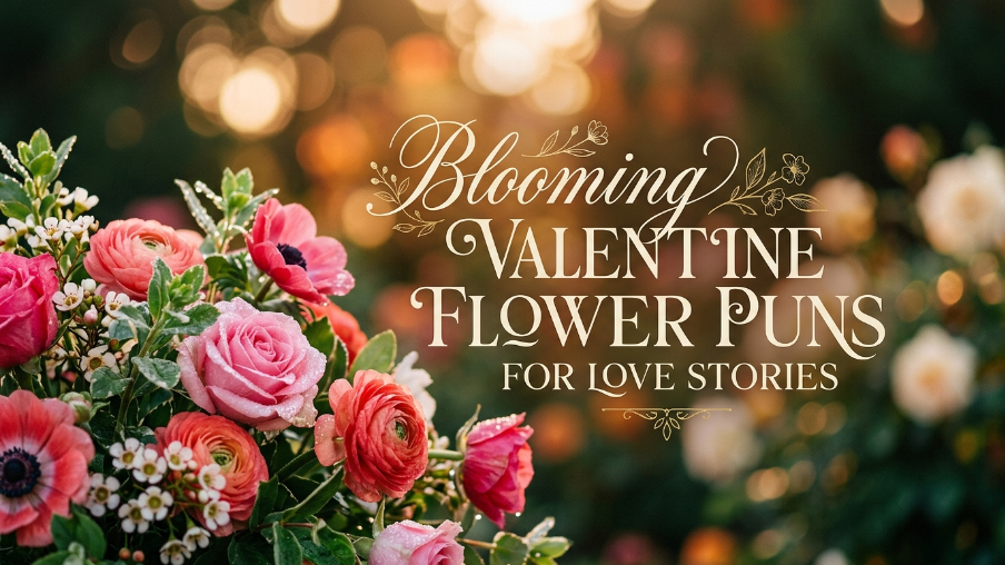 Blooming Valentine Flower Puns for Love Stories