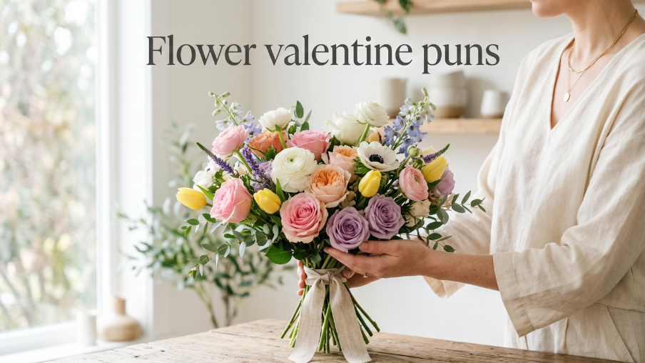 Flower valentine puns