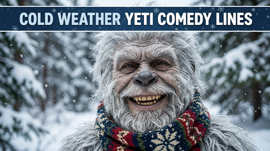 Cold Weather Yeti Comedy Lines