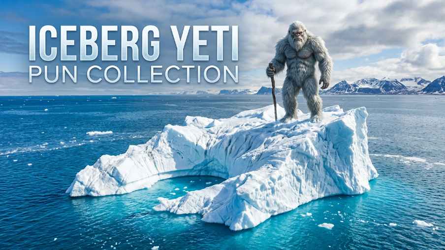 Iceberg Yeti Pun Collection