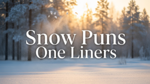 Snow puns one liners