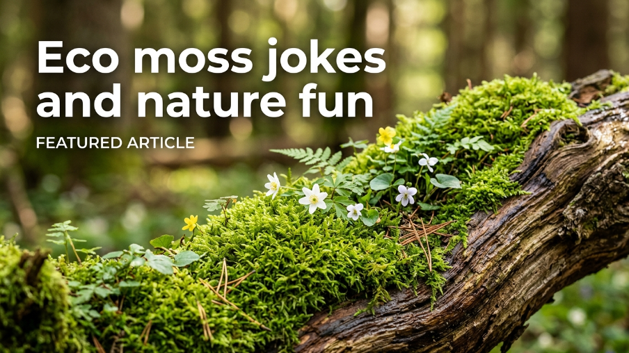 Eco moss jokes and nature fun