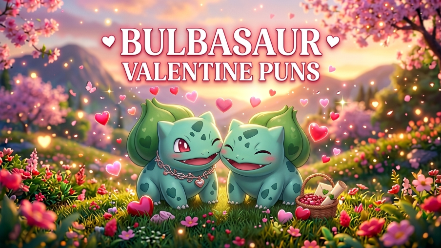 Bulbasaur Valentine Puns