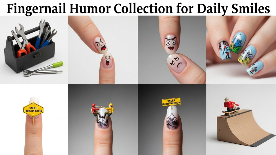 Fingernail humor collection for daily smiles