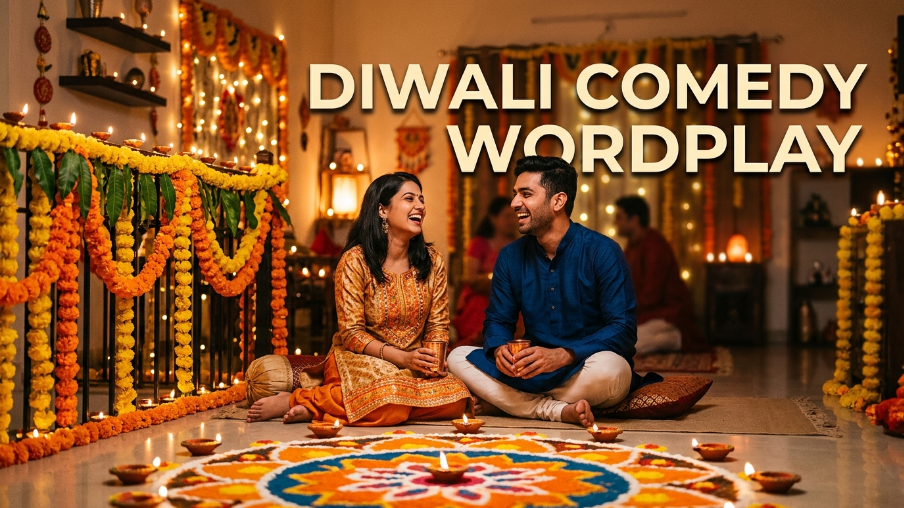 Diwali comedy wordplay