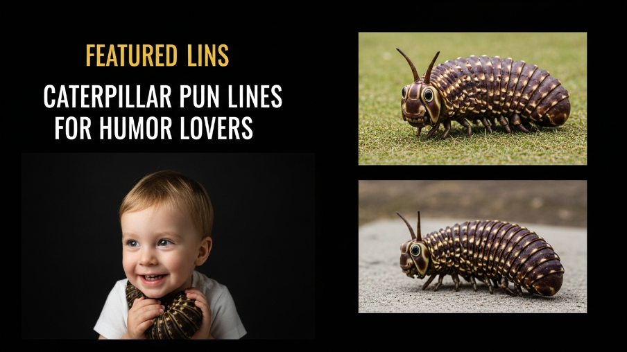 Caterpillar pun lines for humor lovers