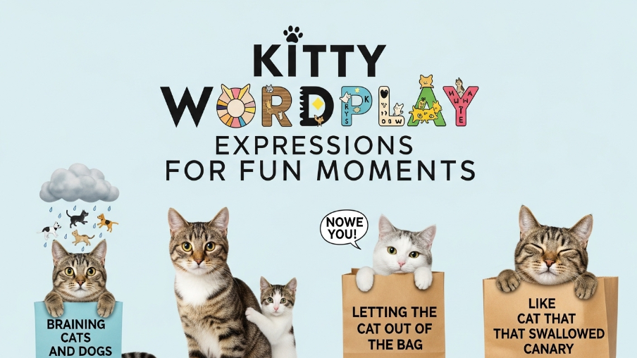 Kitty Wordplay Expressions for Fun Moments