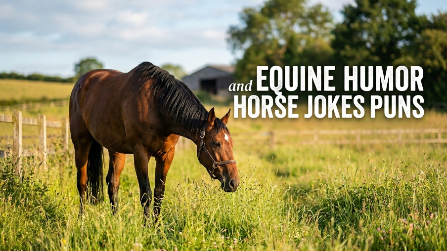 Equine humor and horse jokes puns