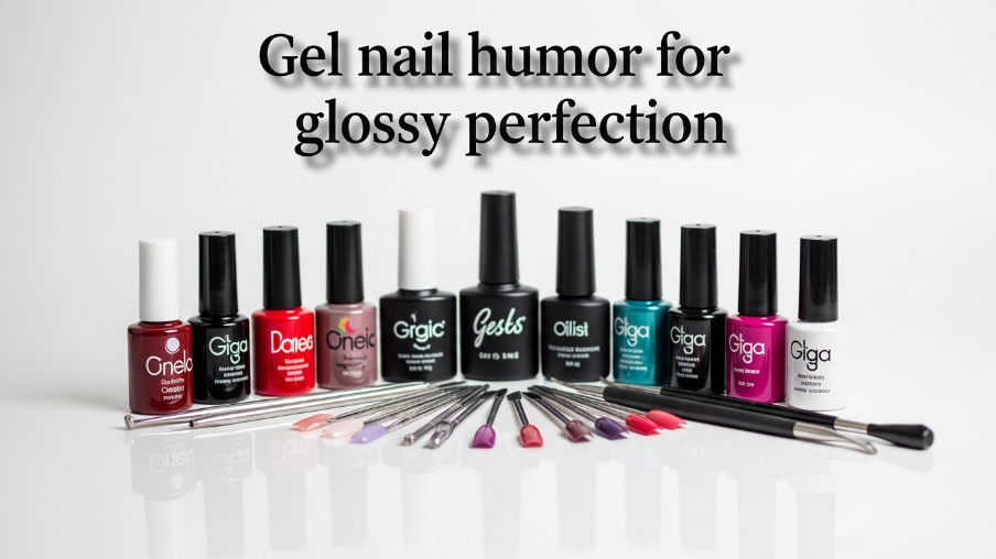 Gel nail humor for glossy perfection