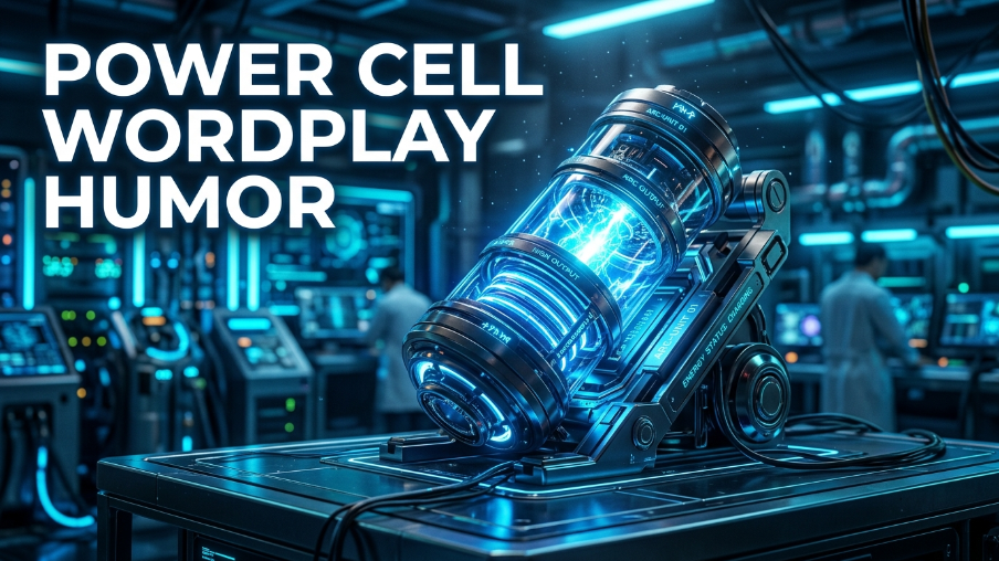 Power Cell Wordplay Humor
