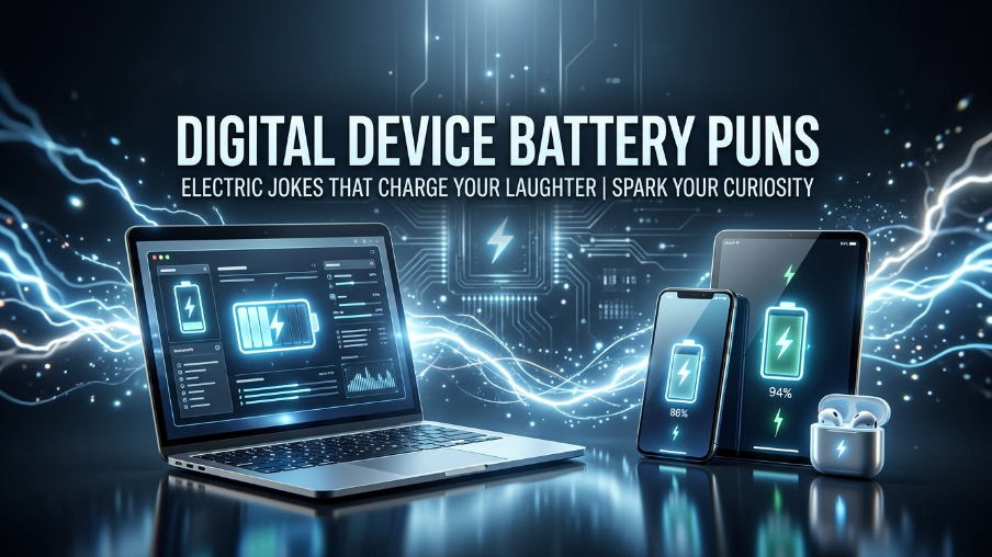 Digital Device Battery Puns