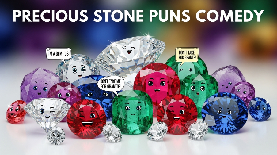 precious stone puns comedy
