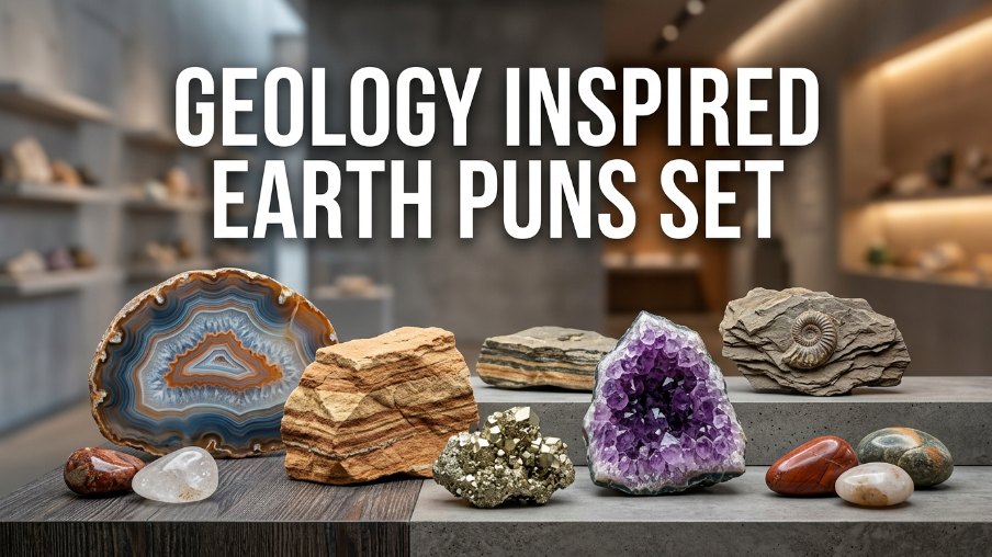 Geology Inspired Earth Puns Set