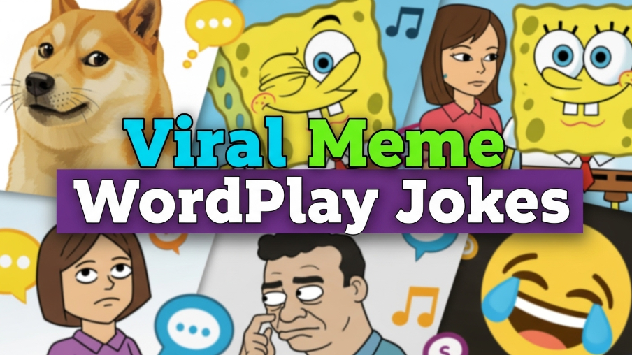 viral meme wordplay jokes