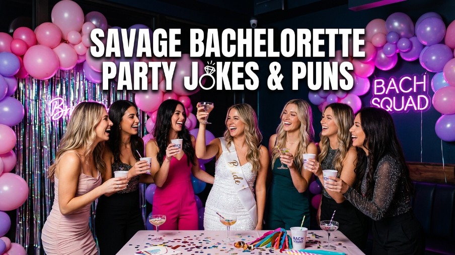 savage bachelorette party jokes puns
