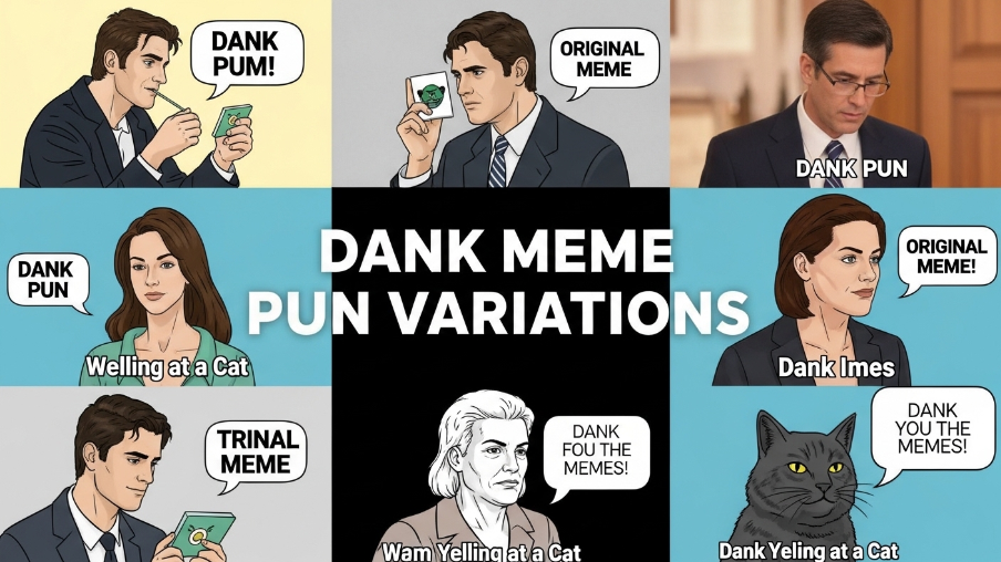 dank meme pun variations