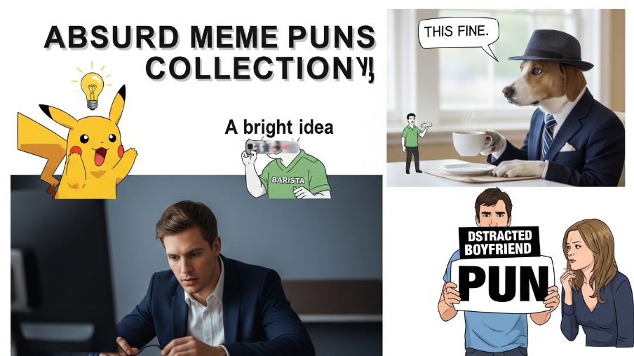 absurd meme puns collection