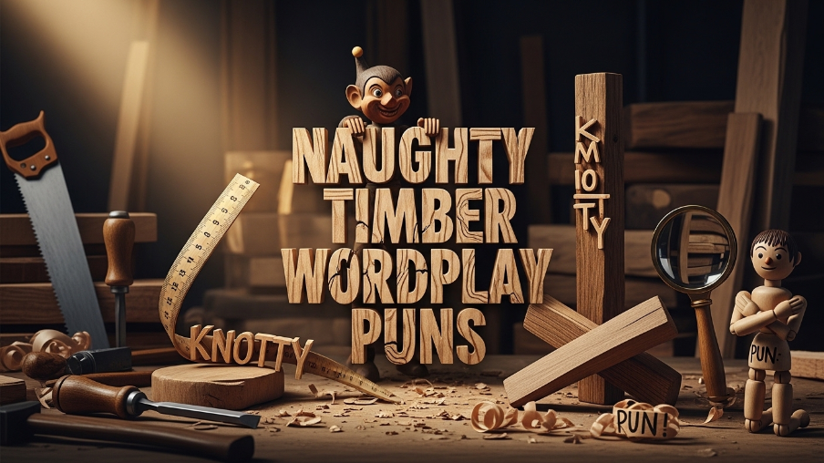 Naughty timber wordplay puns