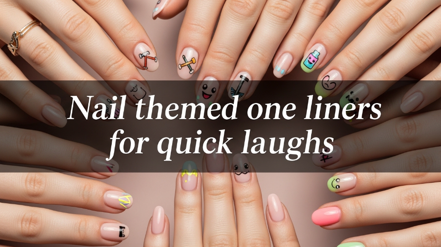 Nail themed one liners for quick laughs