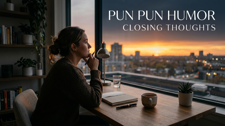 pun pun humor closing thoughts