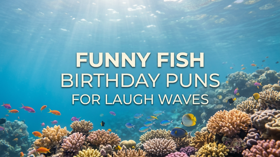 Funny Fish Birthday Puns for Laugh Waves