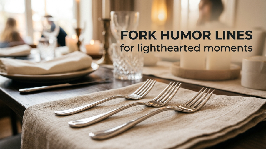 Fork humor lines for lighthearted moments