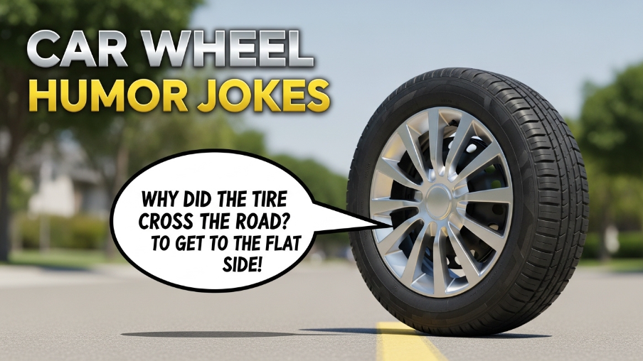 Car wheel humor jokes