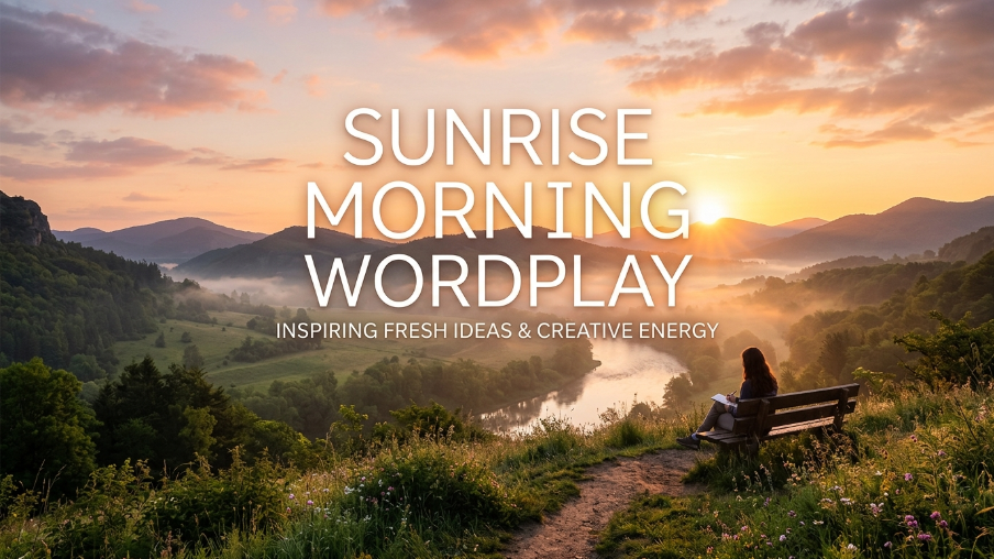 Sunrise Morning Wordplay