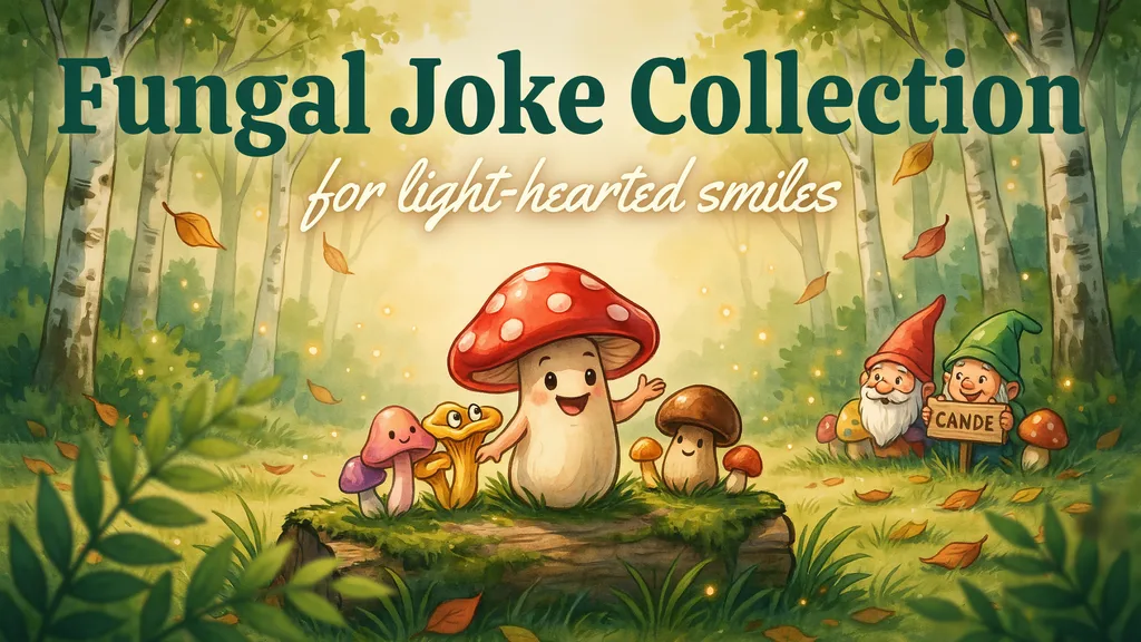 Fungal joke collection for light hearted smiles