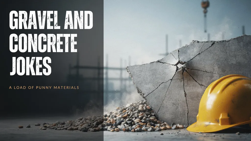 Gravel and concrete jokes